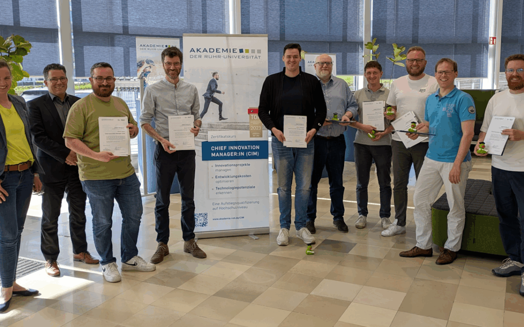Gratulation an alle frischgebackenen >>Chief Innovation Manager<< des Jahrgangs 2024/25