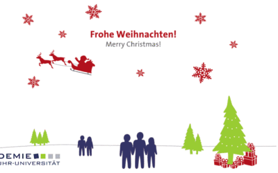 Frohe Weihnachten, wünscht das Team der Akademie der Ruhr-Universität Bochum