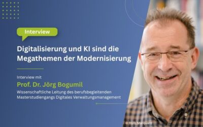 „Digitalisierung und KI sind die Megathemen der Modernisierung“ – ein Interview mit Prof. Dr. Jörg Bogumil