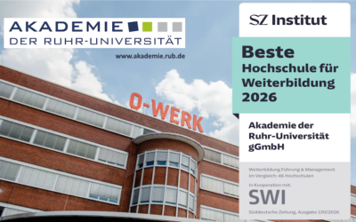 Karriereboost mit Hochschulkursen – erneute TOP Platzierung im SZ-Ranking